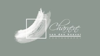 Charnene Photography Logo Design Monochrome Inverted