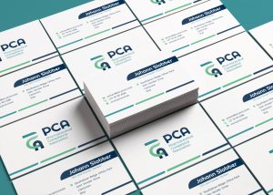 PCA Brand Identity Design - Business Card Mockup