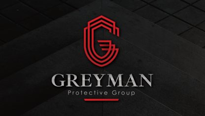 Greyman Protective Group Business Card Design Front