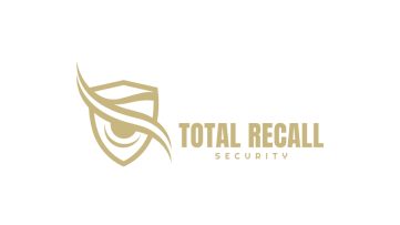 Total Recall Security Logo Design Draft 1.3 - MONOCHROME